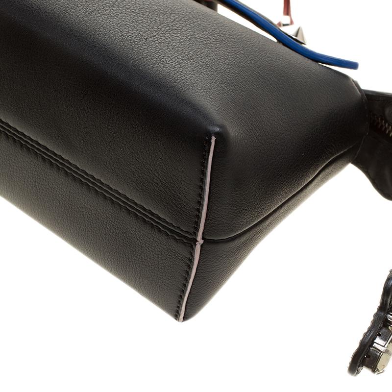Fendi Black Leather Mini By The Way Crossbody Bag 3