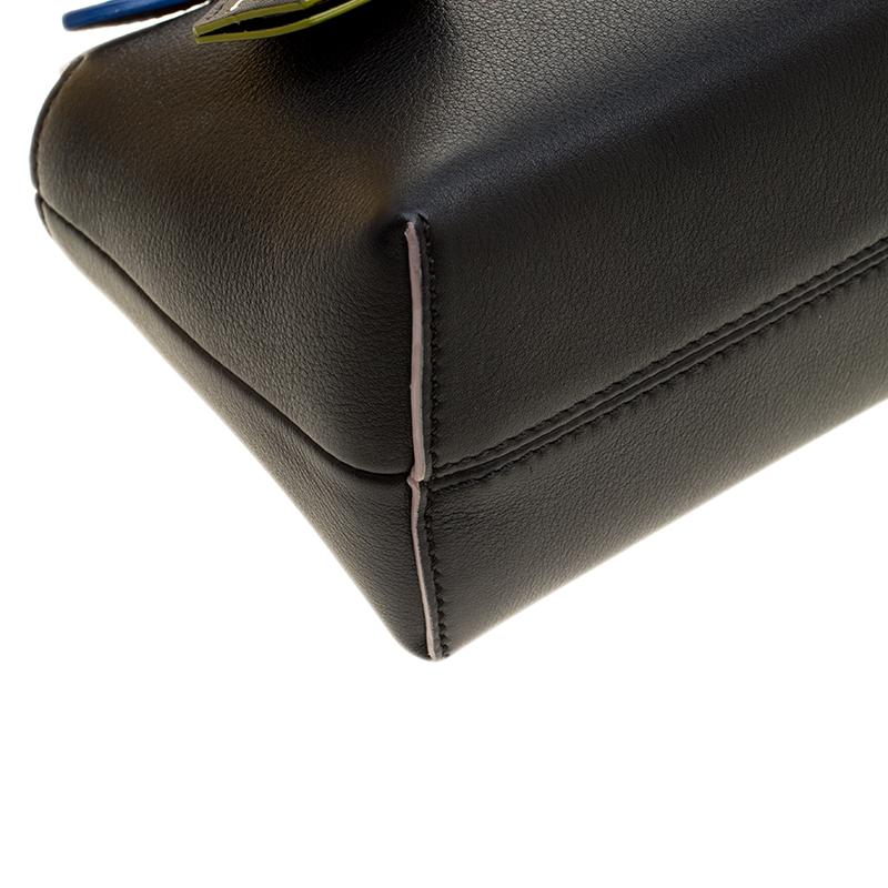 Fendi Black Leather Mini By The Way Crossbody Bag 5