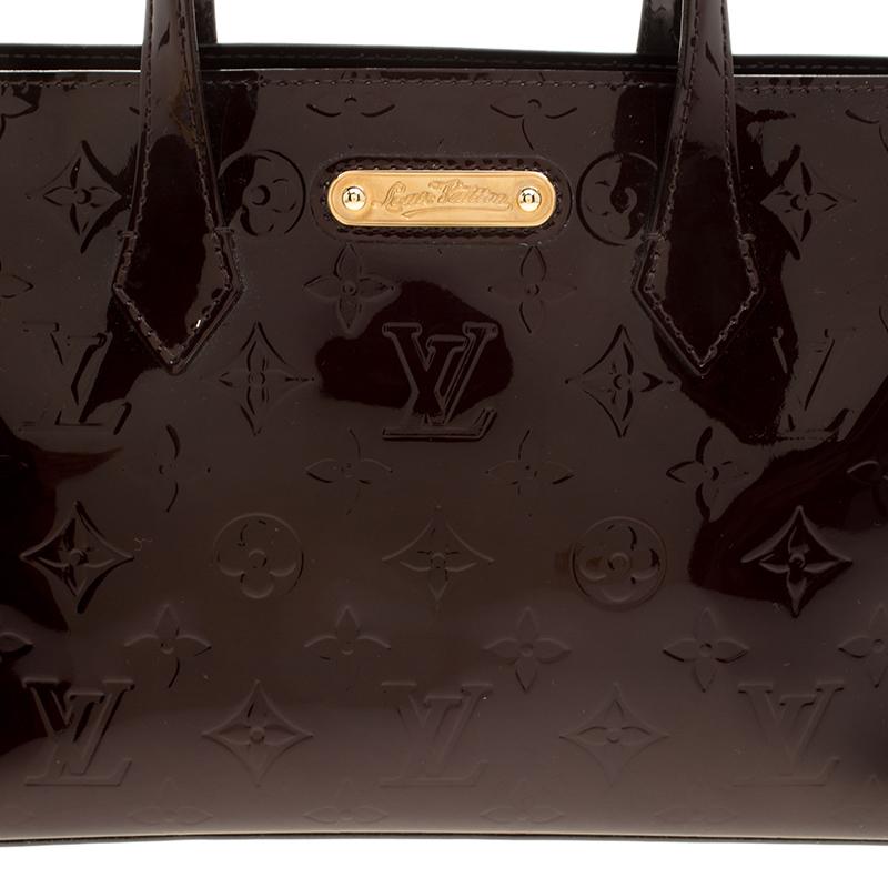 Louis Vuitton Amarante Monogram Vernis Wilshire PM Bag 3