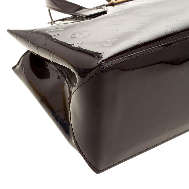Louis Vuitton Amarante Monogram Vernis Wilshire PM Bag 5