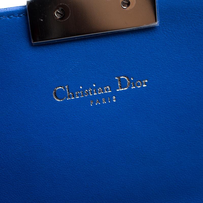 Dior City Blue Cannage Leather Miss Dior Promenade Shoulder Bag 6