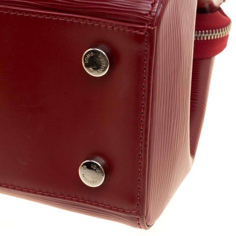 Women's Louis Vuitton Red Epi Leather Brea MM Bag