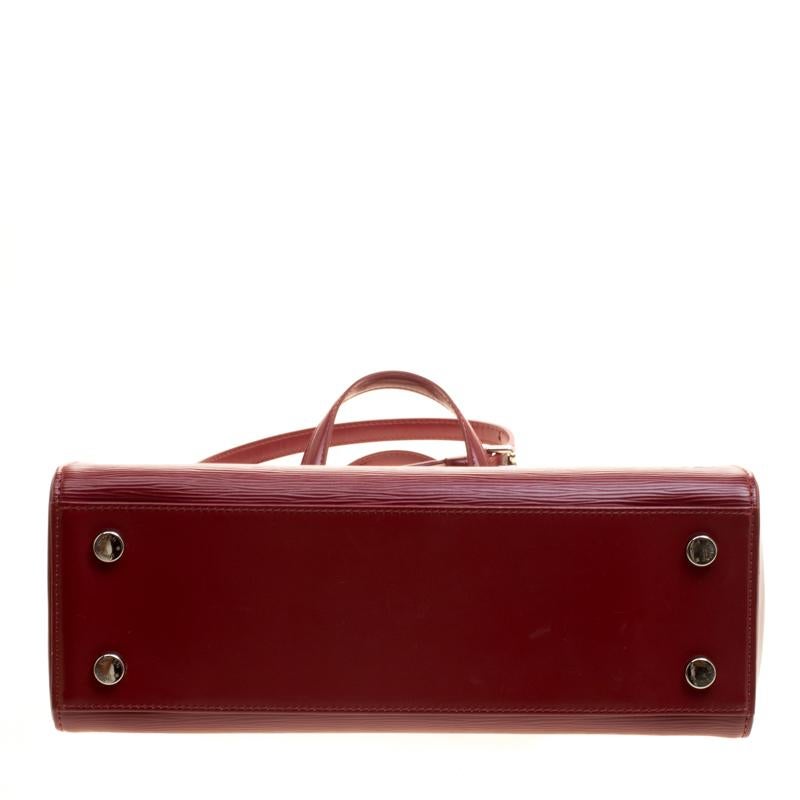 Louis Vuitton Red Epi Leather Brea MM Bag 2