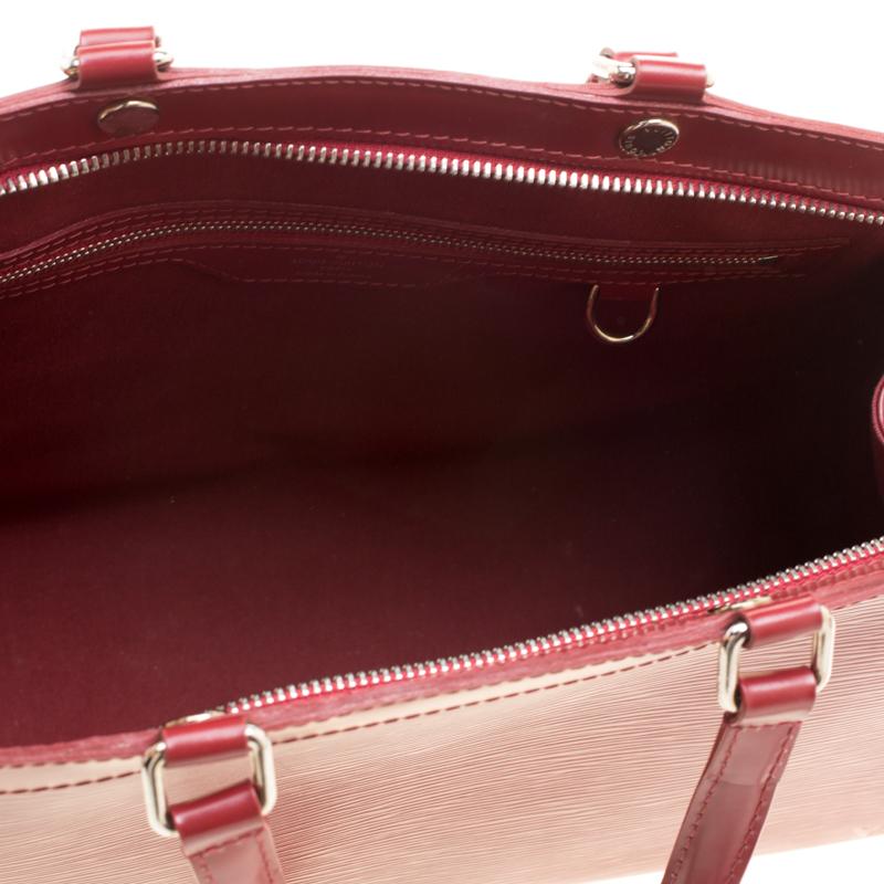 Louis Vuitton Red Epi Leather Brea MM Bag 4