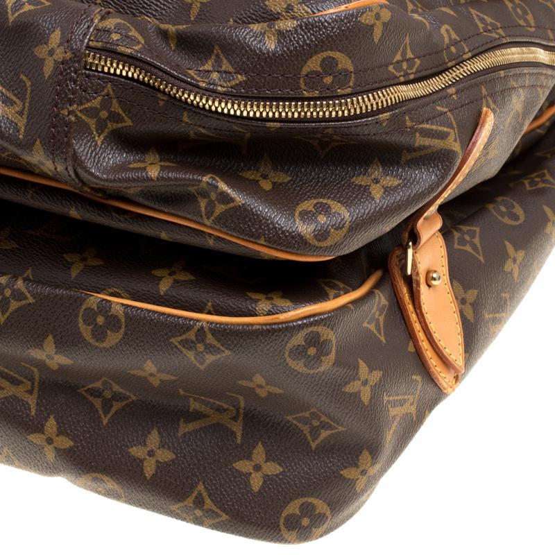 Black Louis Vuitton Monogram Canvas Sac Chasse Hunting Bag