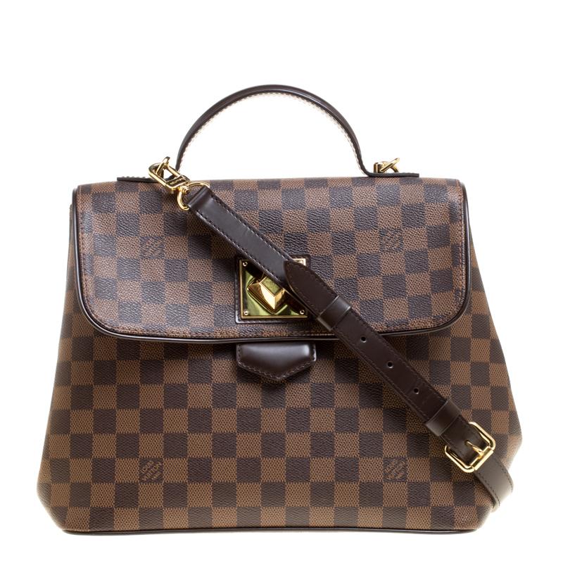 Louis Vuitton Damier Ebene Canvas Bergamo GM Bag