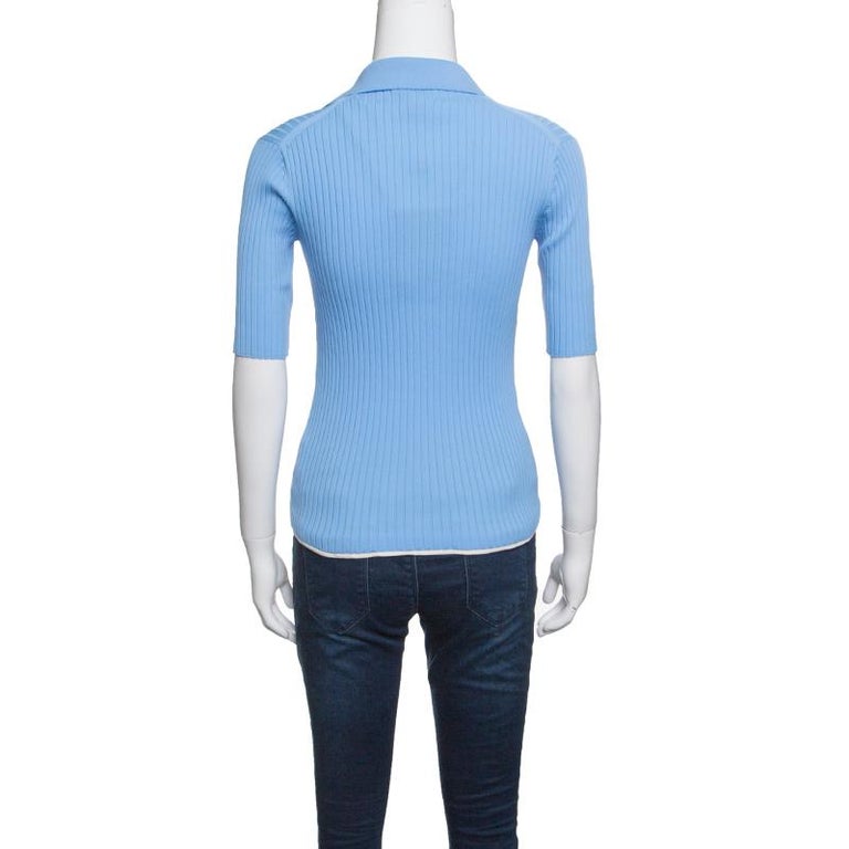 collared rib top
