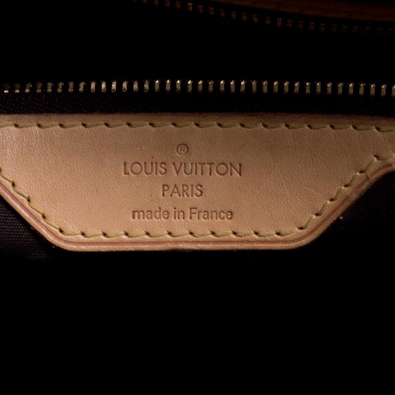 Louis Vuitton Terre D’Ombre Monogram Vernis Brea GM Bag 1