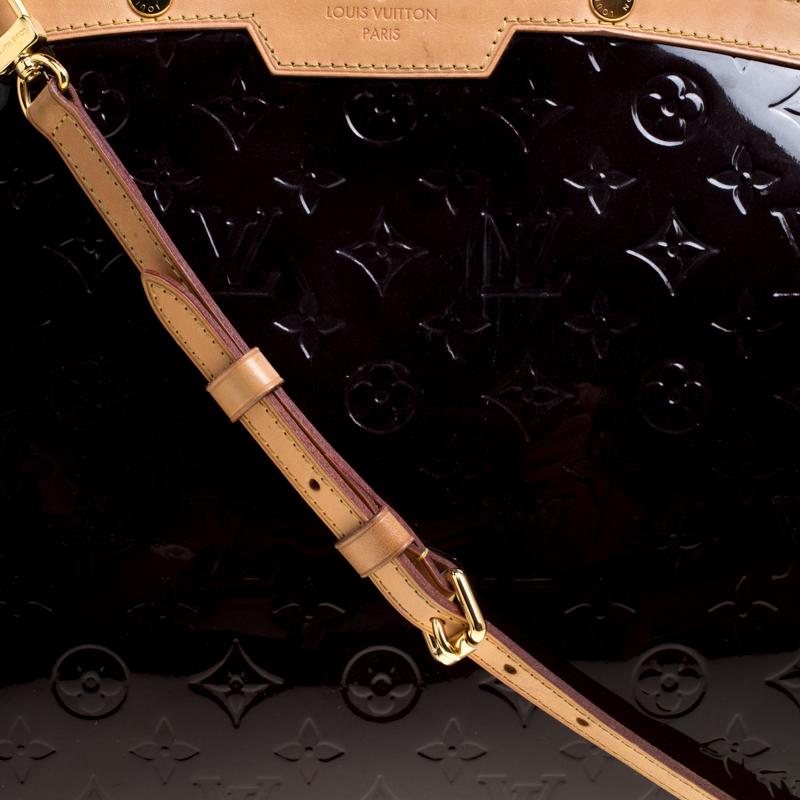 Louis Vuitton Terre D’Ombre Monogram Vernis Brea GM Bag 4