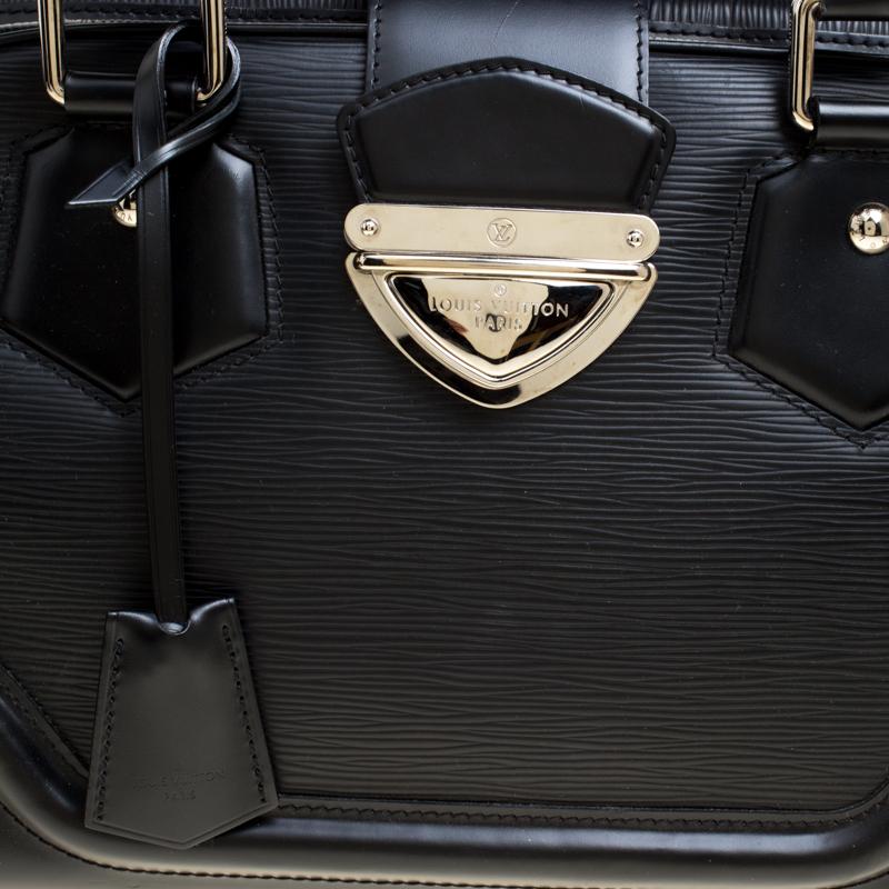 Louis Vuitton Black Epi Leather Bowling Montaigne GM Bag 3