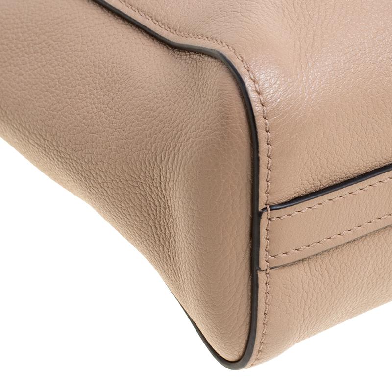 Prada Light Brown Leather Shoulder Bag 3