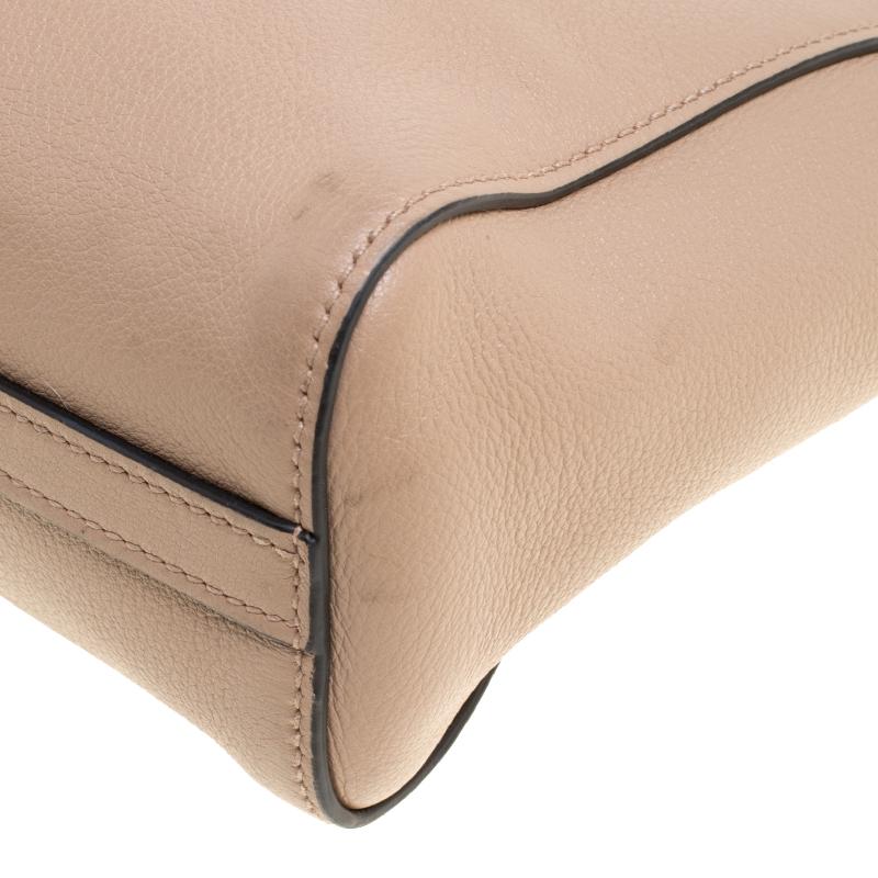 Prada Light Brown Leather Shoulder Bag 5