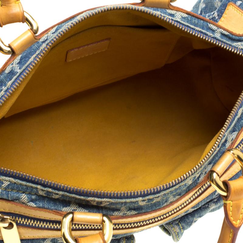 Louis Vuitton Blue Monogram Denim Neo Speedy Bag 3