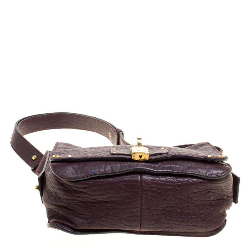 Women's Marc Jacobs Dark Burgundy Leather Crossbody Bag