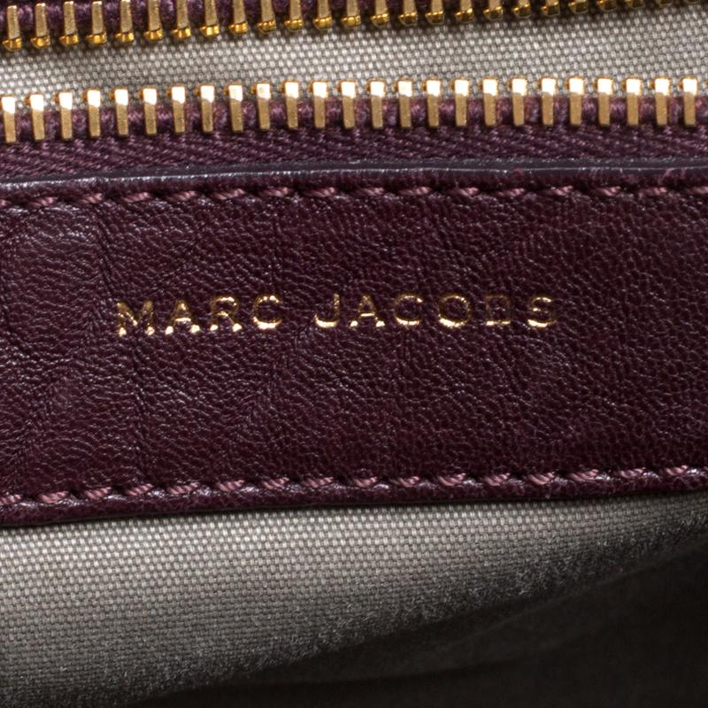 Marc Jacobs Dark Burgundy Leather Crossbody Bag 5