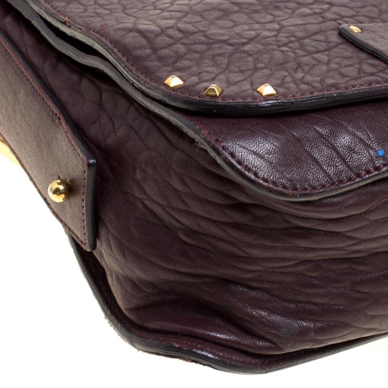 Marc Jacobs Dark Burgundy Leather Crossbody Bag 4