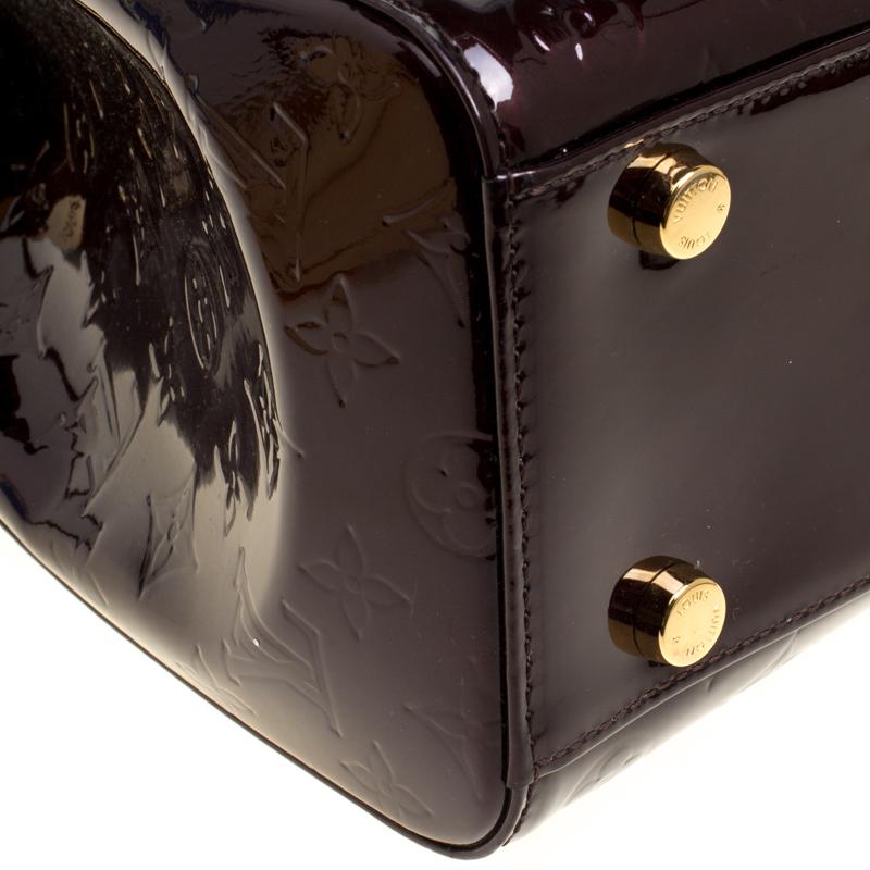 Louis Vuitton Amarante Monogram Vernis Brea GM Bag 5