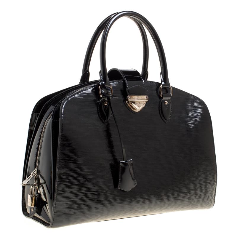 Women's Louis Vuitton Black Electric Epi Leather Pont Neuf GM Bag