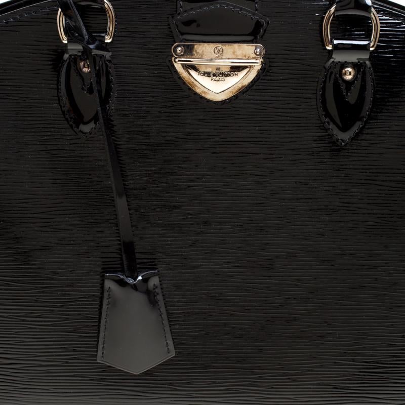 Louis Vuitton Black Electric Epi Leather Pont Neuf GM Bag 3