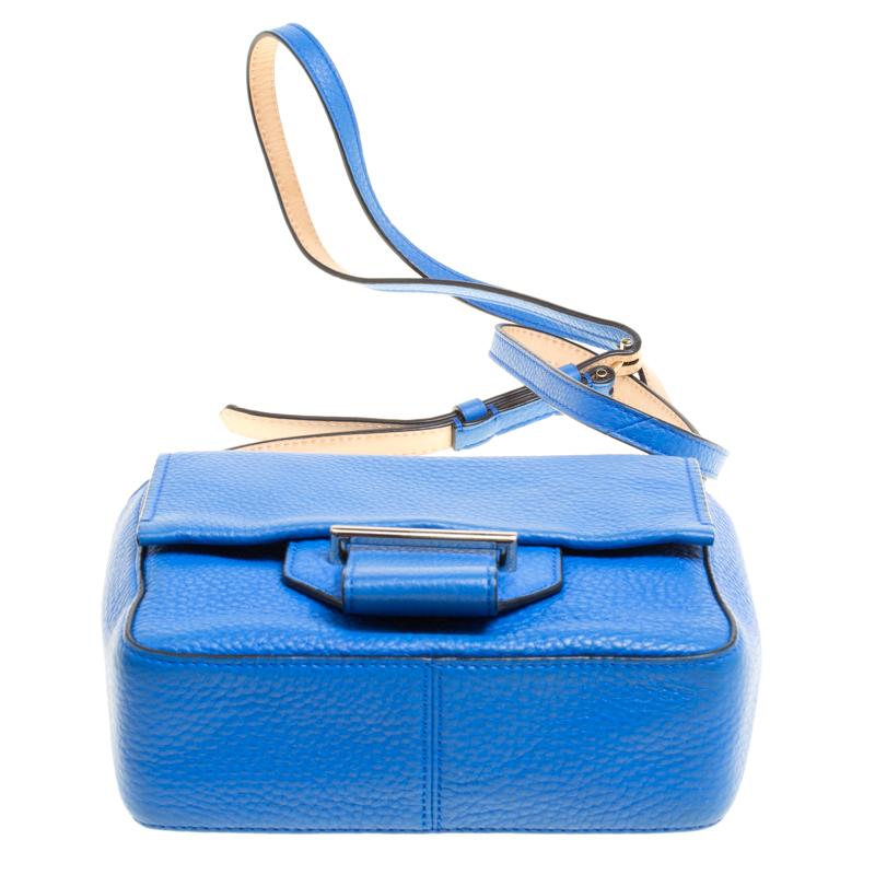 Reed Krakoff Blue Leather Mini Standard Shoulder Bag 4