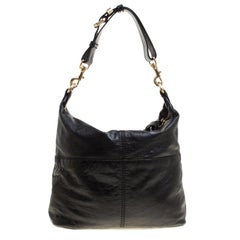 Givenchy Black Leather Hobo