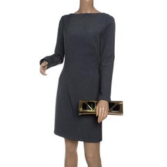 Gucci Gold Leather Romy Clutch