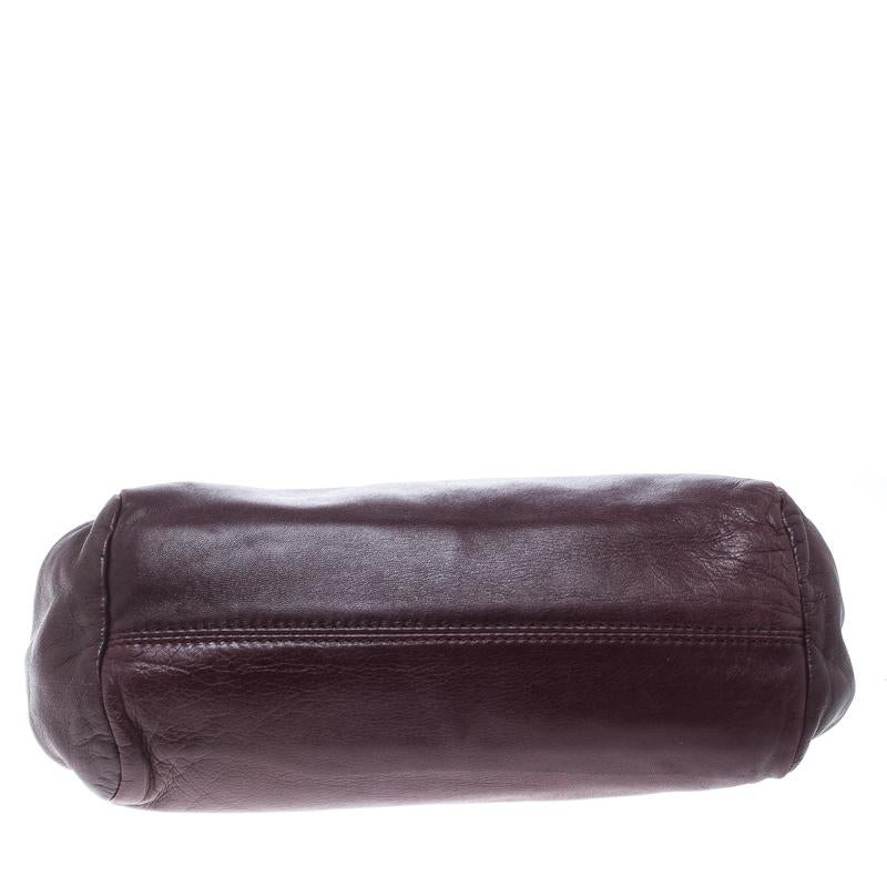 Chanel Purple Leather LAX Accordion Camera Shoulder Bag 3
