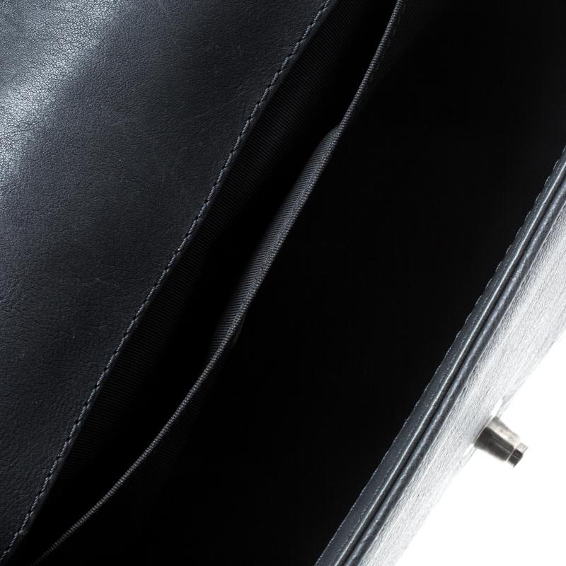 Women's Chanel Pale Blue Quilted Leather Medium Paris Dallas Boy Flap Bag