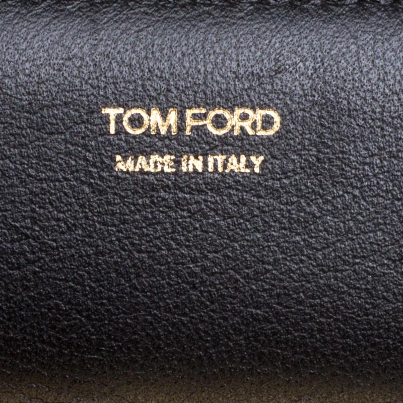 Tom Ford Black Leather Small Natalia Crossbody Bag 5