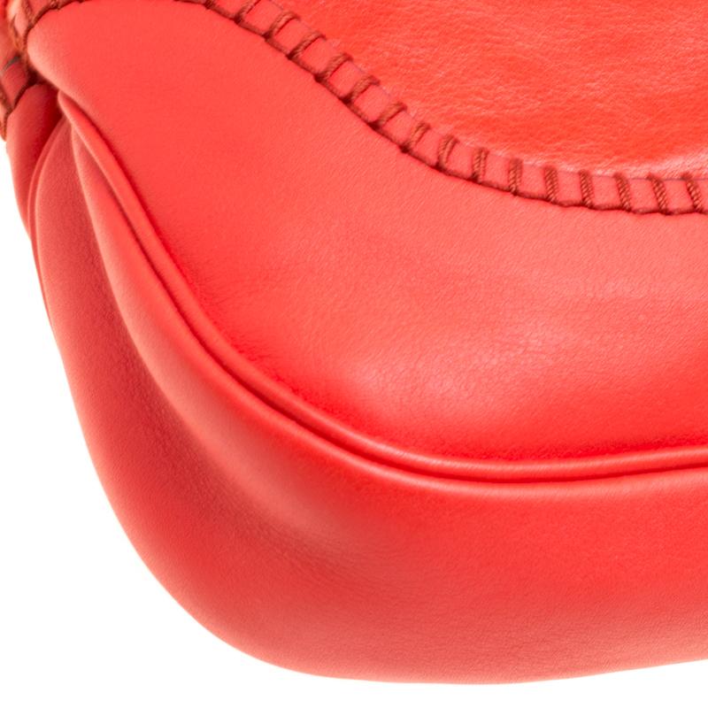 Gucci Orange Leather Medium New Jackie Shoulder Bag 2