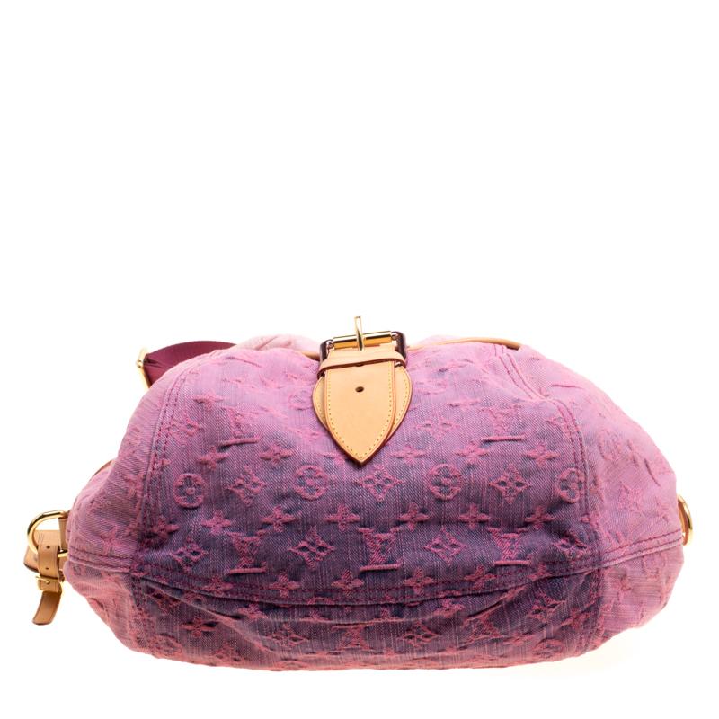 Louis Vuitton Rose Monogram Denim Limited Edition Sunshine Bag 1