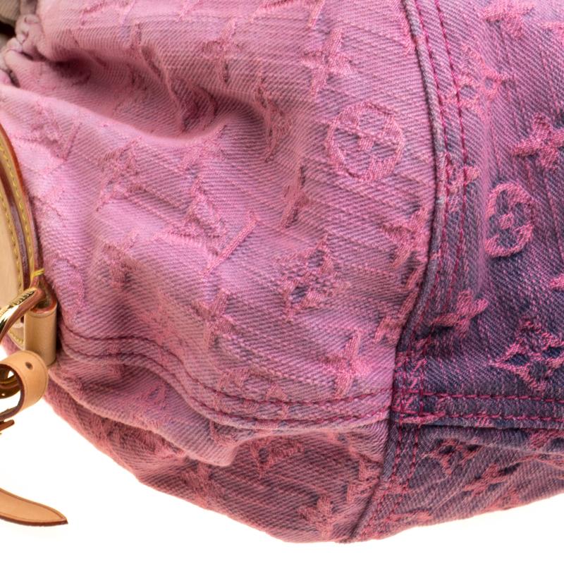 Louis Vuitton Rose Monogram Denim Limited Edition Sunshine Bag 3