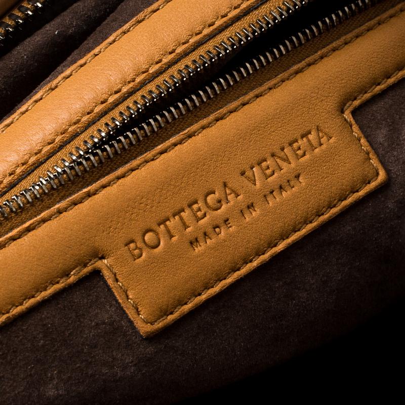 Bottega Veneta Brown Intrecciato Leather New Bond Satchel 6
