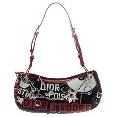 Dior Multicolor Coated Fabric J'adore Poison Shoulder Bag