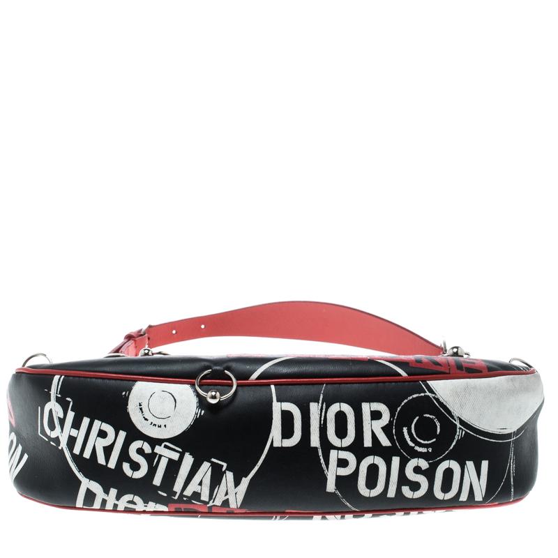 Dior Multicolor Coated Fabric J'adore Poison Shoulder Bag 3