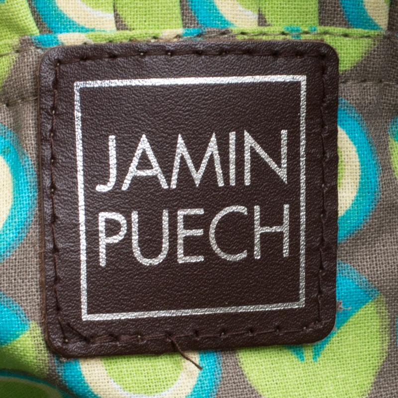 Jamin Puech Multicolor Leather and Fabric Embellished Shoulder Bag 4