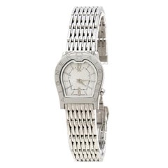 Aigner Silber Weiß Edelstahl Ravenna Nuovo A25200 Damenarmbanduhr 24 m