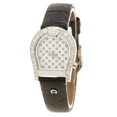 Aigner White Mother of Pearl Stainless Steel Ravenna A02200 Women's Wristwatch 2