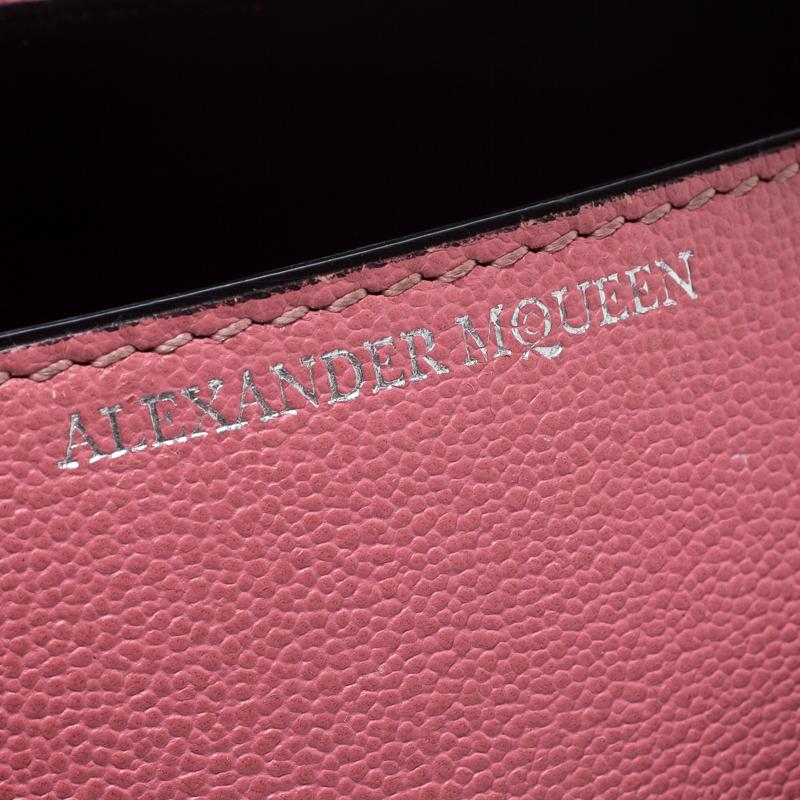 Alexander McQueen Multicolor Leather Mini Heroine Shoulder Bag In Good Condition In Dubai, Al Qouz 2