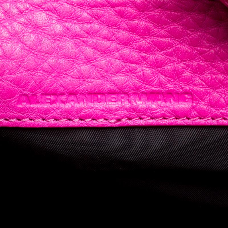 Women's Alexander Wang Pink Leather Rocco Top Handle Bag