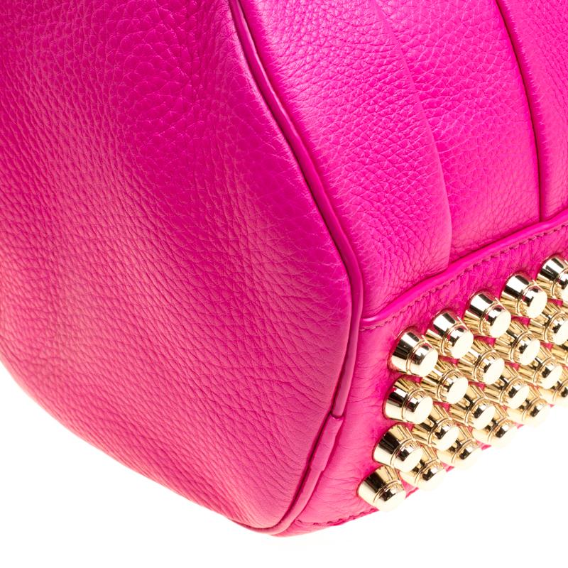 Alexander Wang Pink Leather Rocco Top Handle Bag 2