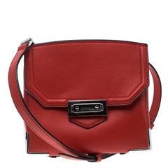 Alexander Wang Red Leather Small Marion Shoulder Bag