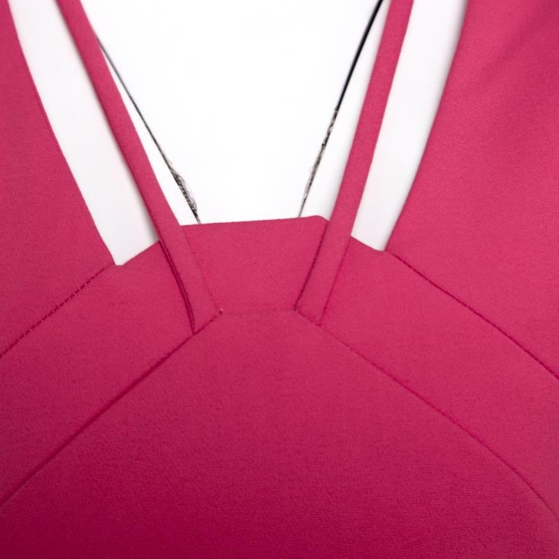 Women's Antonio Berardi Pink Sleeveless Sheath Dress L