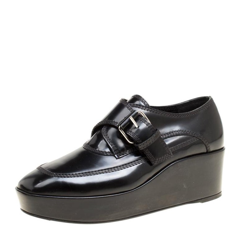 wide width platform loafers