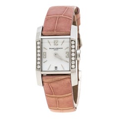 Baume & Mercier White Mother of Pearl Stainless Steel Diamant MOA08667 Women's W