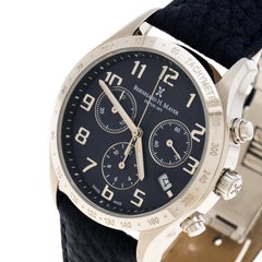 Bernard H. Mayer Blue Stainless Steel Iris Chronograph Women's Wristwatch 38 mm