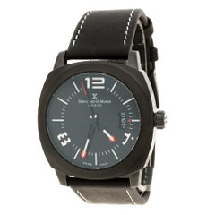 Bernhard H Mayer Black Stainless Steel IL Nero Men's Wristwatch 44 mm