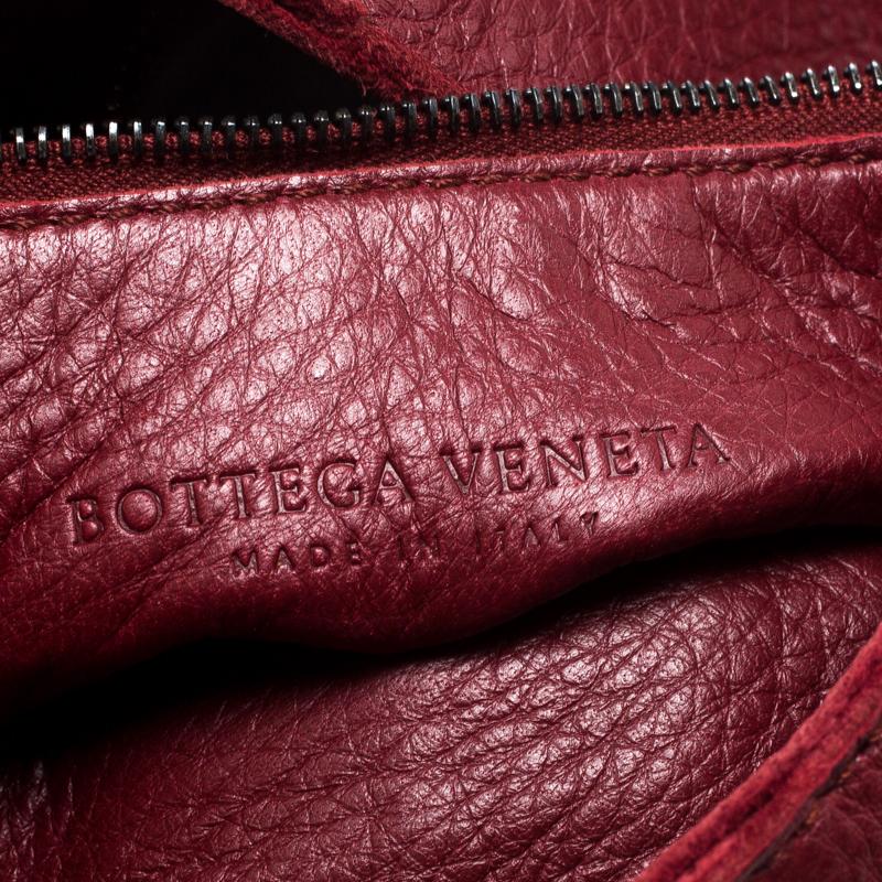 Bottega Veneta Red Leather Braided Hobo 1