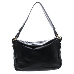 Bally Black Leather Shoulder Bag