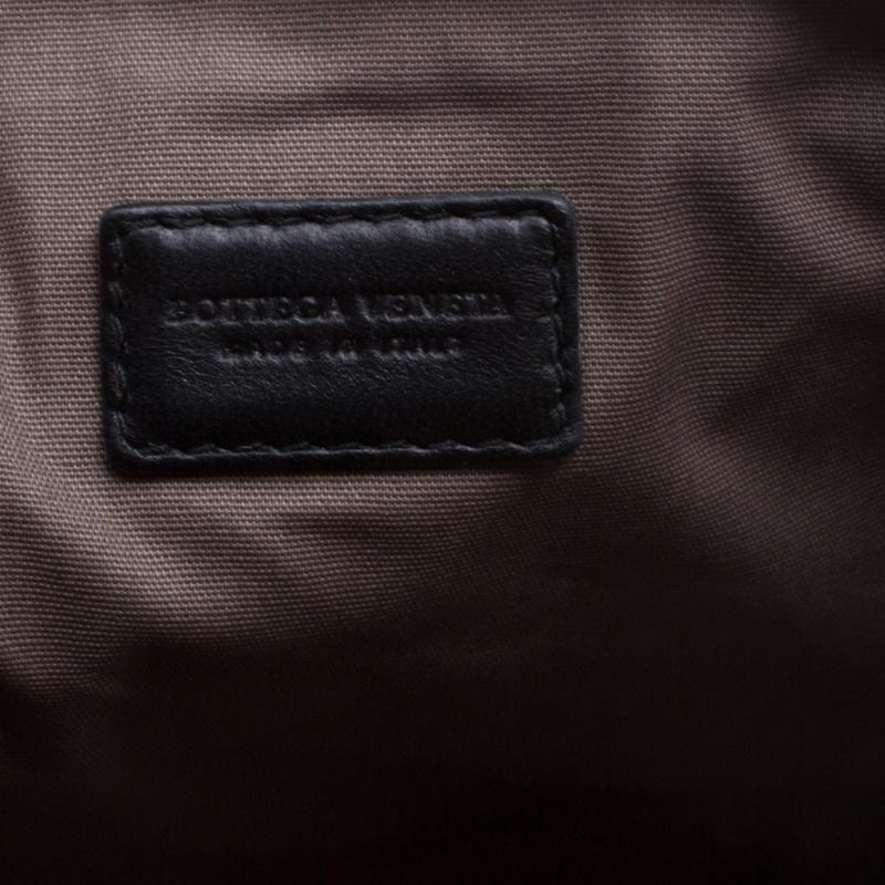 Bottega Veneta Black Intrecciato Leather Pouch 4